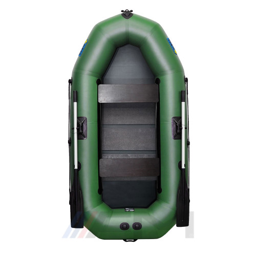 OMEGA - Надуваема гребна лодка с твърдо дъно 245 LST PS Pro зелена